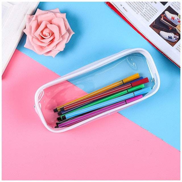 Simple Transparent Pencil Case