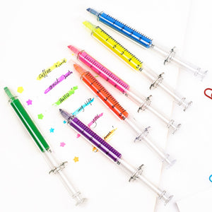 Syringe Highlighter (Set of 6)