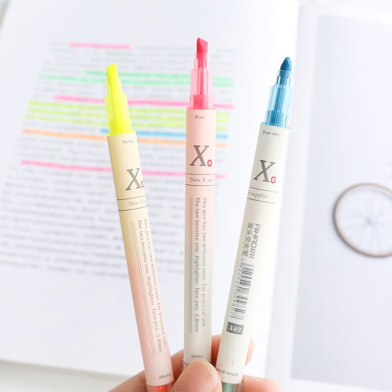 Two Color Highlighter (Set of 3)
