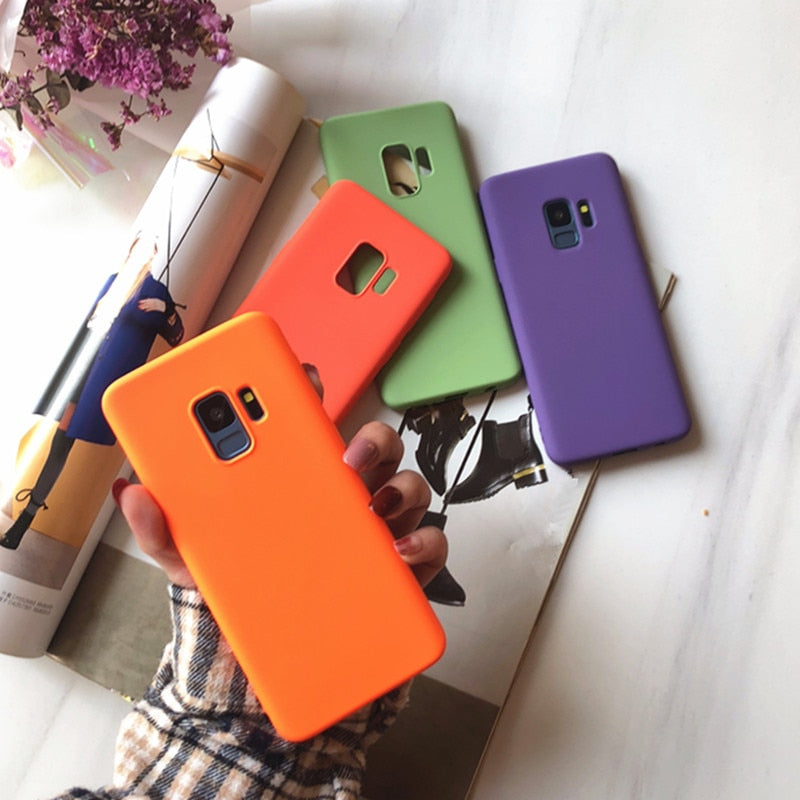 Matte Colors Samsung Case