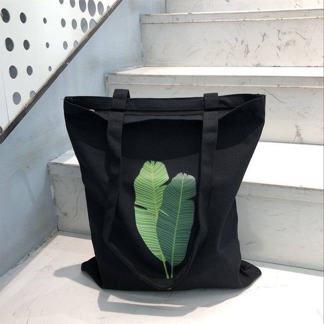 Banana Leaves Tote Bag