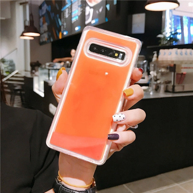 Luminous Neon Sand Samsung Case
