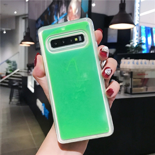 Luminous Neon Sand Samsung Case