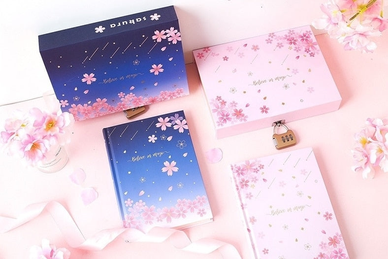 Sakura Magic Lock Box Notebook