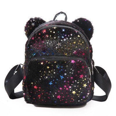 Starry Plush Backpack
