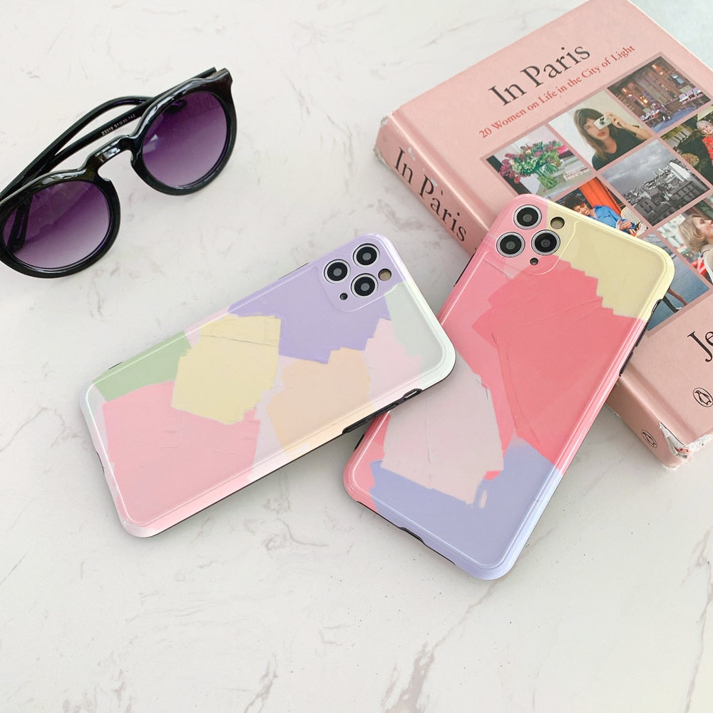 Pastel Paint iPhone Case
