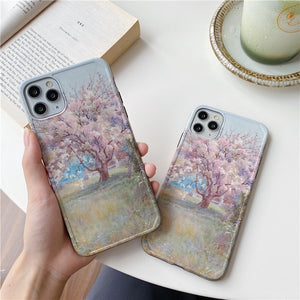 Sakura Painting iPhone Case