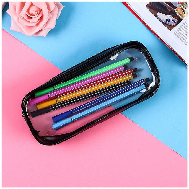 Simple Transparent Pencil Case
