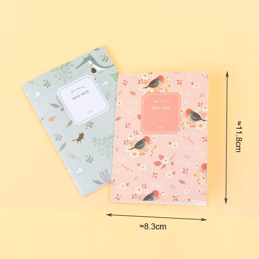 Mini Floral & Animal Notebook (Set of 4)