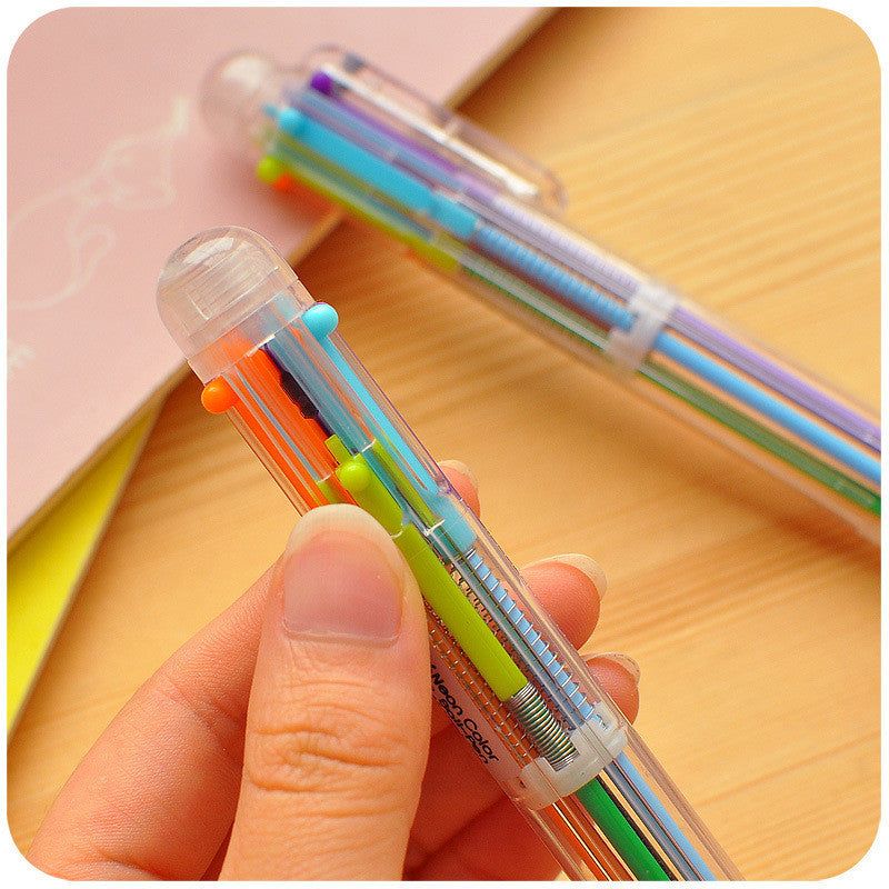 6 in 1 Multicolor Pen