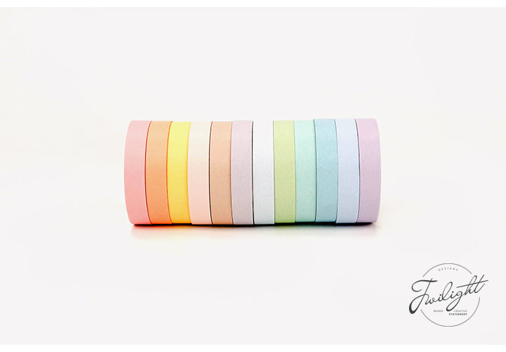 Candy Color Washi Tape (Set of 12)