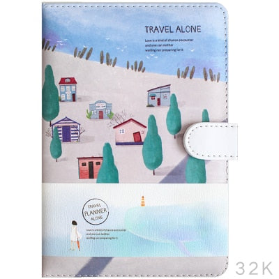 Travel Alone Leather Notebook