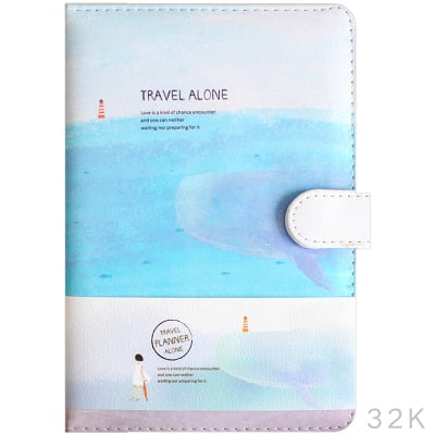 Travel Alone Leather Notebook