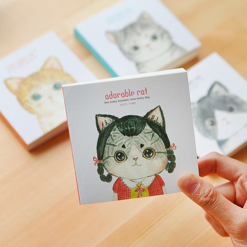 Adorable Cat Mini Notebook