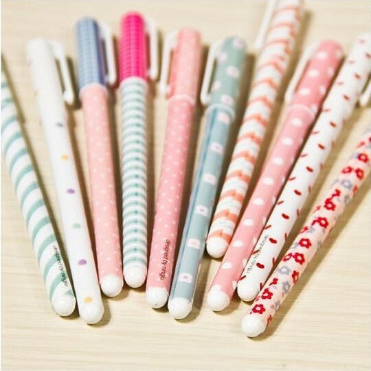 Kawaii Pattern Gel Pen (Set of 10)