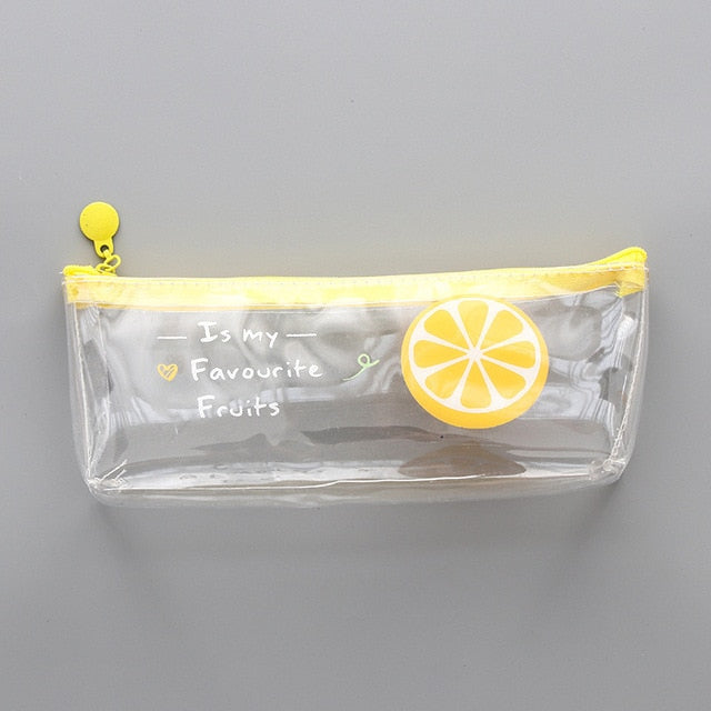 Fruity Transparent Pencil Case