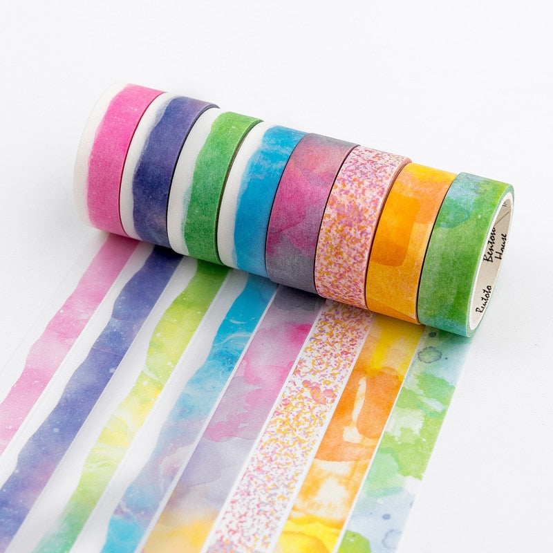Art Colors Washi Tape (Set of 8)