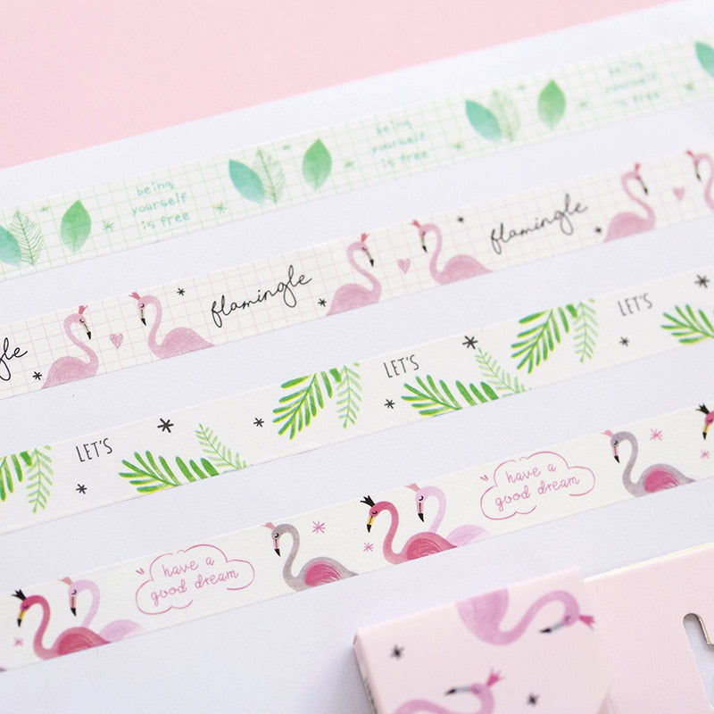 Flamingo Washi Tape (Set of 4)